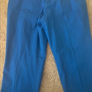 Oxford stretch golf pants size 34/30.  Color is Royal Blue.  New with tags.